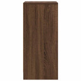Shoe Cabinet Brown Oak 29.5x34x76 cm Engineered Wood 861865