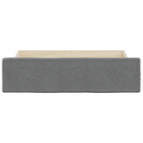 Bed Storage Drawers 2 pcs Dark Grey Engineered Wood and Fabric 833927