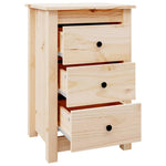 ZNTS Bedside Cabinets 2 pcs 40x35x61.5 cm Solid Wood Pine 813700