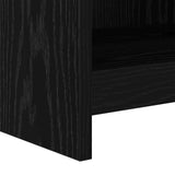 TV Cabinet 135 x 33 x 47 cm Black Oak Engineered Wood 8011228