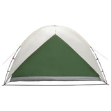 Camping Tent with Rainfly Water-resistant Dome Green 4-Person 42028525