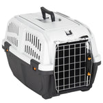 ZNTS Pet Carrier with Metal Door 48x31.5x31 cm Polypropylene 172211