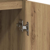 Sideboard with Drawer Artisan Oak 71x35x65 cm Engineered Wood 861606