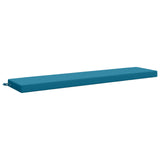 2-Piece Bench Cushions SOEST 2 pcs 100% Polyester Light Blue 950051