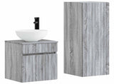 Bathroom Furniture Set 2 pcs Grey Sonoma 33 x 34.5 x 100 cm 3406139