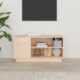 TV Cabinet 80x35x40.5 cm Solid Wood Pine 814404