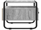Bedside Cabinet Grey Sonoma 40 x 39.5 x 40 cm Engineered Wood 8007677