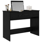 Cosmetic Table with Drawer Black Oak 100 x 45 x76 cm 871671