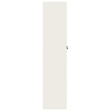 File Cabinet White 90x40x180 cm Steel 339752