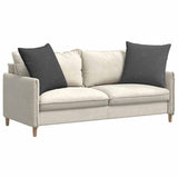 Sofa Pillows 2 pcs Dark Grey 80 x 80 cm Corduroy Fabric 42014076