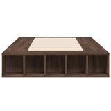 Bed Frame without Mattress Brown Oak 90x200 cm 3280523