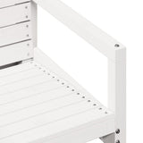 Garden Lounge Set White Solid Pine Wood Medium Modular 832553