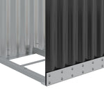 ZNTS Log Holder Anthracite 40x45x170 cm Galvanised Steel 364558