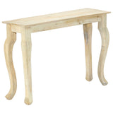 ZNTS Console Table 110x35x77 cm Solid Mango Wood 282858