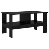 Coffee Table Black Oak 90 x 50 x 45 cm Engineered Wood 8000253