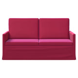 2 Seater Sofa Wine Red 150 x 81 x 82 cm Velvet 42041092