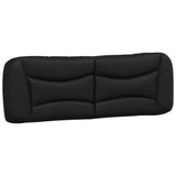 Bed Frame with LED without Mattress "Hvar" Black and White 160x200 cm 3213946