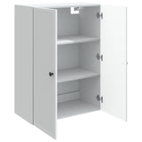Wall-Mounted Cabinet White 66 x 34.5 x 90 cm Engineered Wood 897885