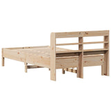 Bed Frame without Mattress 120x200 cm Solid Wood Pine 3306891