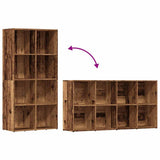 Book Cabinet Old Wood 66x30x130 cm Engineered Wood 855778