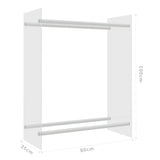 Firewood Rack Transparent 80x35x100 cm Tempered Glass 327469