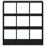 Bookcase Black 102x32x108 cm Engineered Wood 3307838