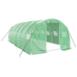 Greenhouse with Steel Frame Green 18 m² 6x3x2 m 3188040