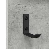 Wall-Mounted Coat Rack with Shelf Concrete Grey 70 x 10 x 90 cm 874526