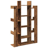 Book Cabinet Old Wood 86x25.5x140 cm Engineered Wood 856692