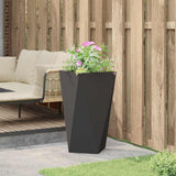 Planter Black 40 x 40 x 75 cm Steel 883780