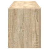 Bathroom Wall Cabinet Sonoma Oak 100x25x30 cm Engineered Wood 860096