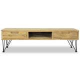 TV Cabinet 120x35x35 cm Solid Teak 244575