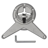 4 Height Adjustable Table Legs Chrome 870 mm 242134