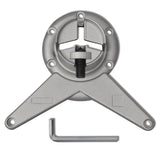4 Height Adjustable Table Legs Chrome 870 mm 242134
