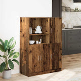 2 Piece Kitchen Cabinet Set Old Wood Engineered Wood 3324149