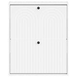 Wall-Mounted Shoe Cabinet ALKMAAR 71 x 17 x 86 cm White 896195