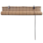 Roller Blind Bamboo 150x160 cm Brown 245812