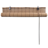 Roller Blind Bamboo 150x160 cm Brown 245812