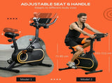 Magnetic Indoor Cycling Bike, Exercise Bike with Silent Flywheel, LCD Display, Tablet Holder, T3398P349170