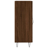 Sideboard Brown Oak 34.5x34x90 cm Engineered Wood 828539
