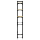 Washing Machine Shelf Sonoma Oak 67x25x163 cm Engineered Wood 838984