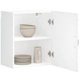 Kitchen Wall Cabinets 2 pcs Lucca White Engineered Wood 853798