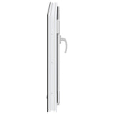 Basement Window RISOR 80 x 50 cm PVC and Glass Anthracite 42047320