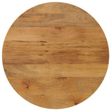 Table Top 80x2.5 cm Round Solid Wood Mango 370078