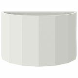 Planter White 60 x 30 x 35 cm Steel 883697