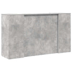 Reception Desk Concrete Grey 180x50x103.5 cm Engineered Wood 3324208