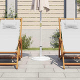 Umbrella Base White 45x45x30 cm Cast Iron 317770