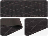 Kitchen Rug Anthracite Checkered 300 x 60 cm 100% Polyamide 42045730