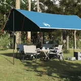 ZNTS Camping Tarp Blue 460x305x210 cm Waterproof 94686