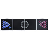 Folding Beer Pong Table with Cups and Balls 240 cm 3056793